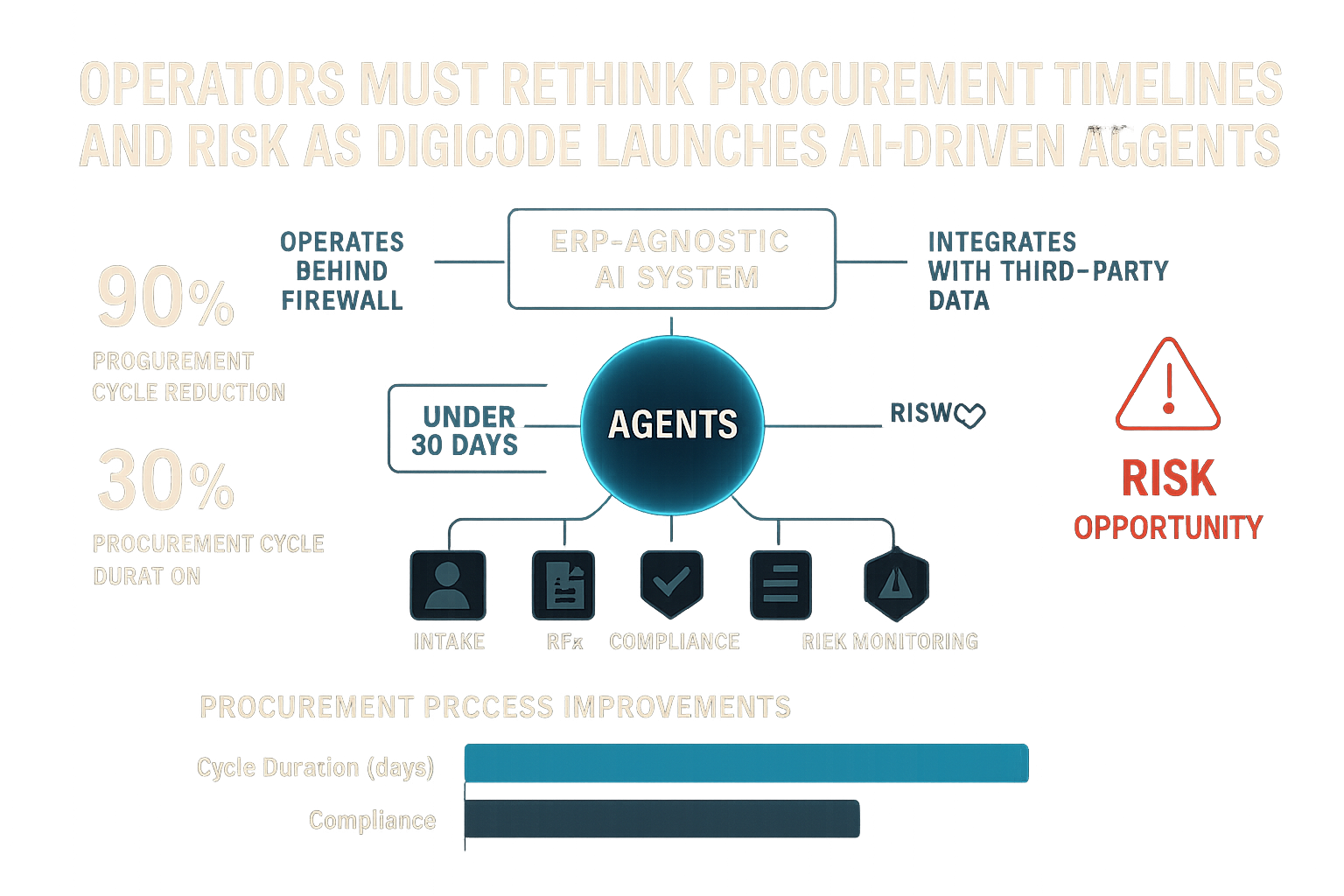 Operators Must Rethink Procurement Timelines and Risk as Digicode Launches AI-Driven, ERP-Agnostic Agents