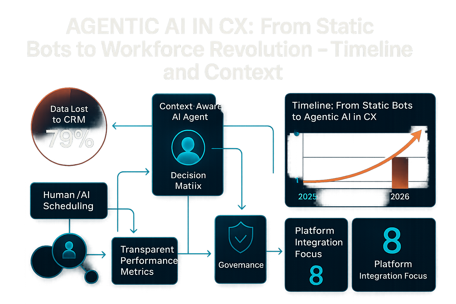 Agentic AI in CX: From Static Bots to Workforce Revolution – Timeline and Context