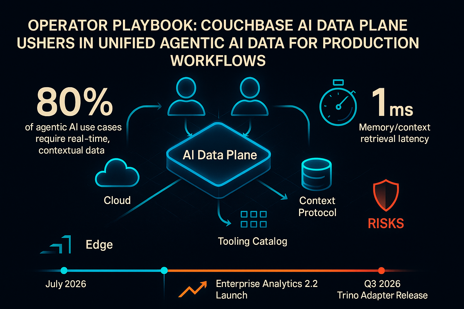 Operator Playbook: Couchbase AI Data Plane Ushers in Unified Agentic AI Data for Production Workflows